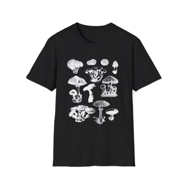 Botanical Mushroom Shirt, Mushroom T-shirt
