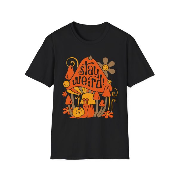 Vintage Stay Weird T-Shirt, Mushroom Shirt, Celestial Tee
