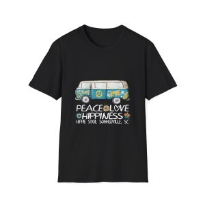 Peace Love Hippies T-Shirt, Peace Love and Party Shirt