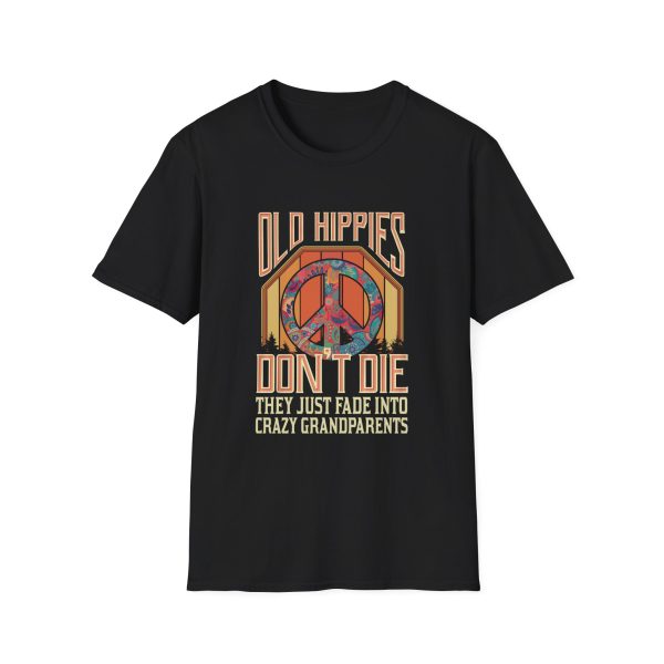 Old Hippies Don't Die Shirt, Grandparents Hippie Tee, Peace And Love T-shirt