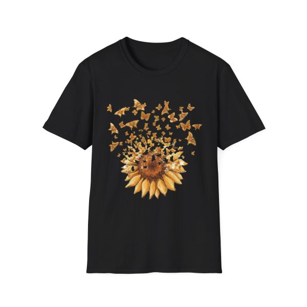 Sunflower Butterfly Shirt, Boho Butterfly T-shirt, Mothers Day Gift