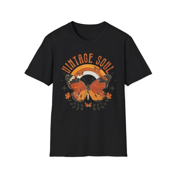 Vintage Soul Shirt, Inspirational Tee, Vintage Butterfly T-shirt