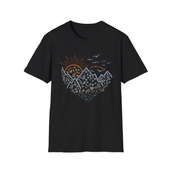 Adventure Awaits Shirt, Camping T-shirt, Wanderlust Explore More Shirt, Nature Lover Tee